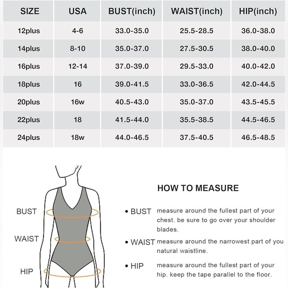 NWT FULLFITALL Plus Size Tankini Top Printed Bathing Suit (No Bottom) Size 22 - Picture 7 of 13